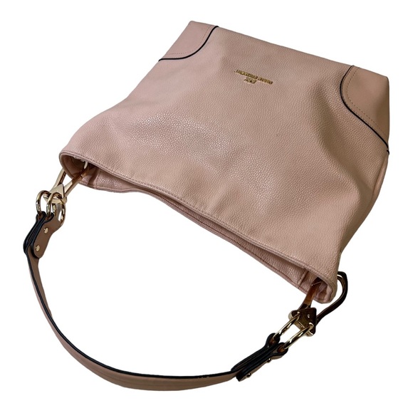 NX Noble Exchange Pink Pebbled Vegan Leather Shoulder Bag - Picture 2 of 13